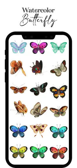 Game screenshot Watercolor Butterfly Stickers hack