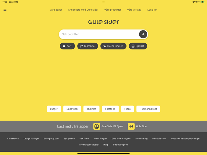 Gule Sider Search • Discover