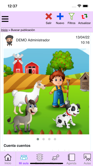 SocialKinder Gestión Screenshot