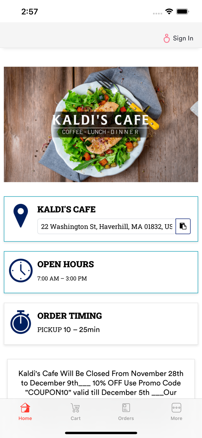 Kaldis Cafe