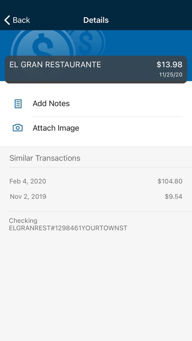 Southern States Bank Digital Screenshot