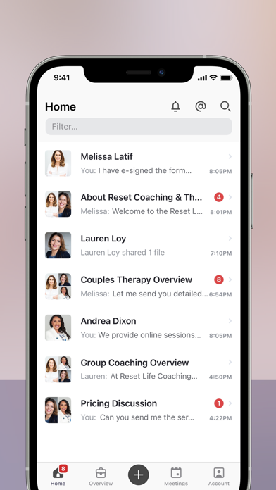 Reset Coaching & Therapy Screenshot