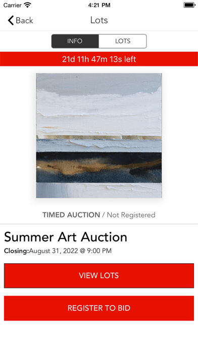 Jones Auctions Screenshot