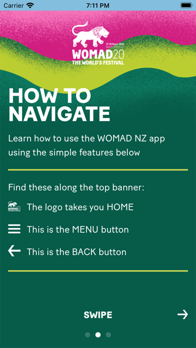 WOMAD NZ Screenshot
