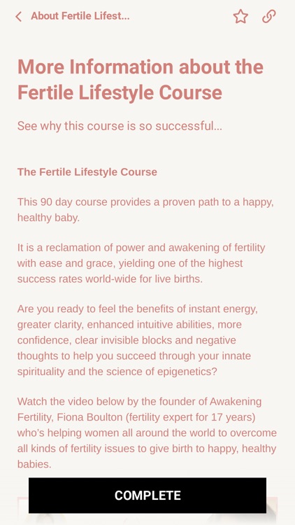 Awakening Fertility