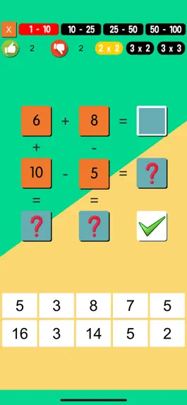 Game screenshot Math Puzzle Plus and Minus apk