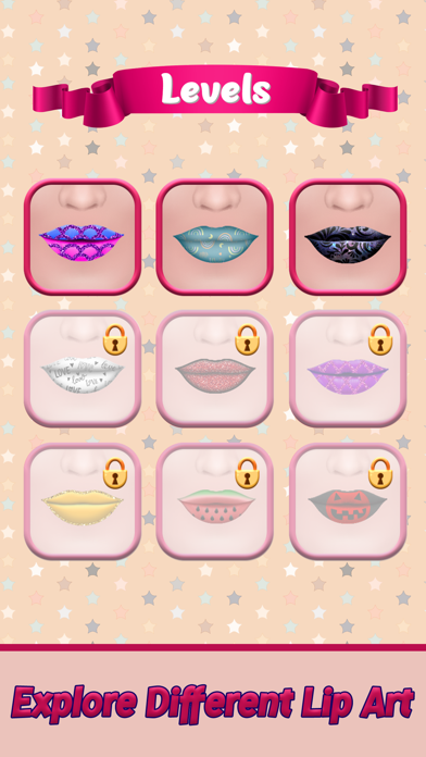 Lip and Eye Art Makeup Salon Screenshot