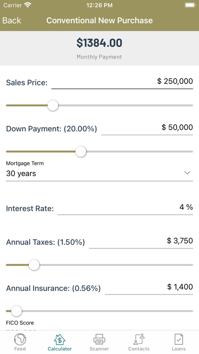 Bank of the San Juans Mortgage Screenshot