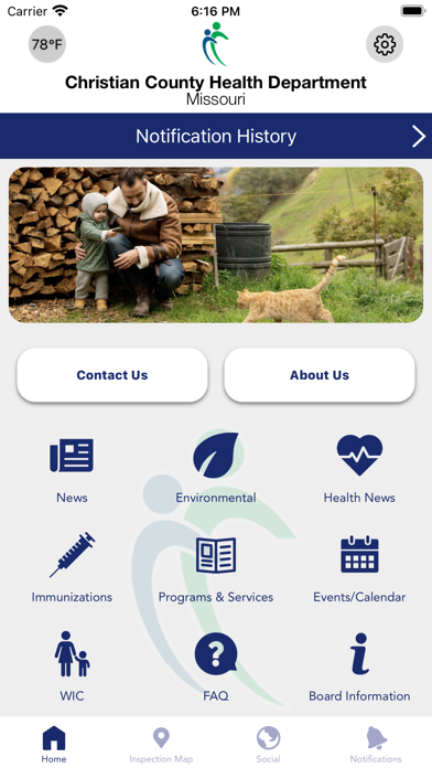 Christian County Health Dept Screenshot