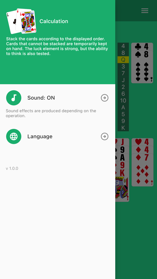 #2. Calculation. Cards game (iOS) 由: akira ohmachi