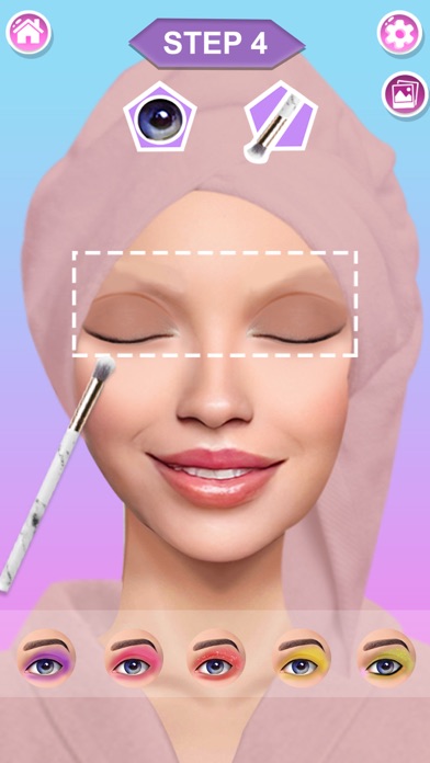 Diy Makeup Look:fashion dresup Screenshot
