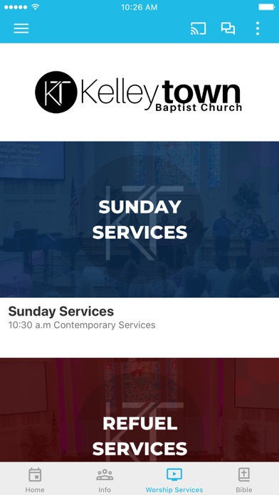 Kelleytown Baptist Church Screenshot