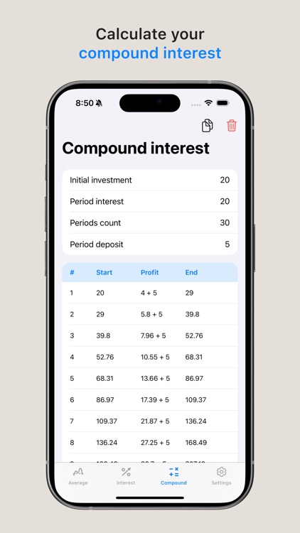 Financial & Percent Calculator screenshot-4