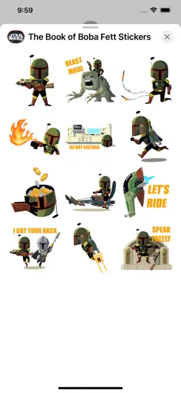 Game screenshot The Book of Boba Fett Stickers apk