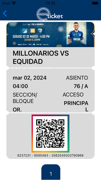 eticket Colombia Screenshot