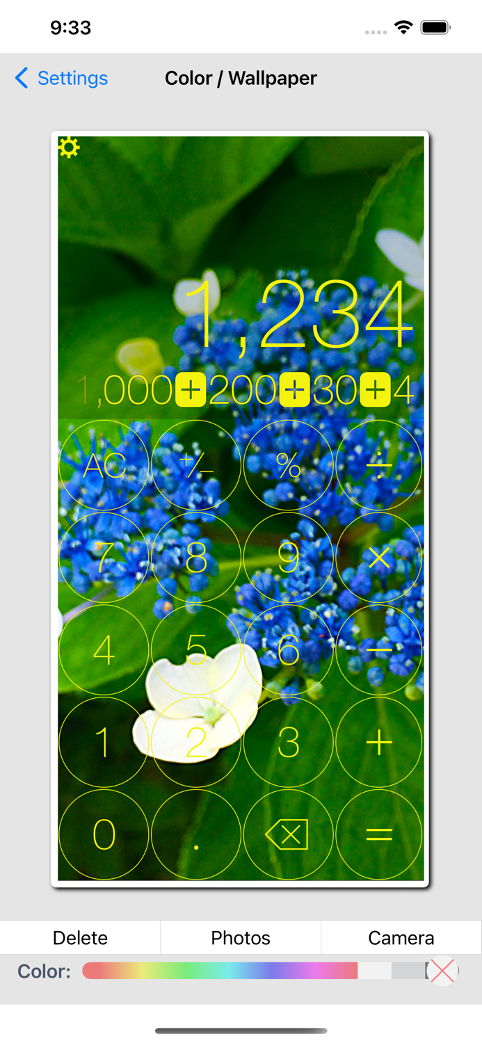 Customize Calculator