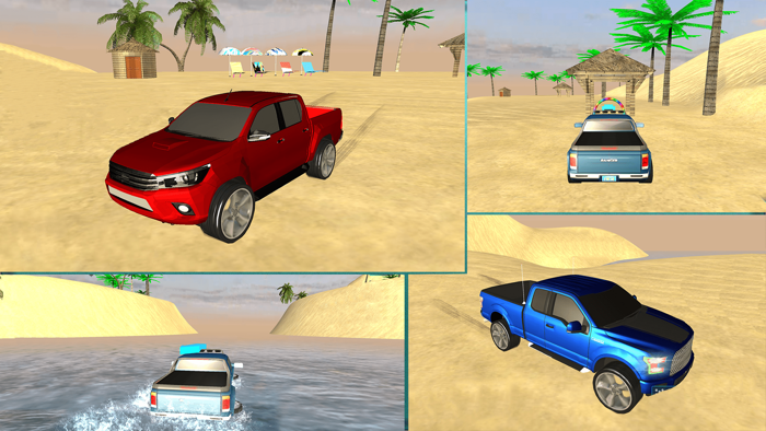 Beach Truck Water Surfing