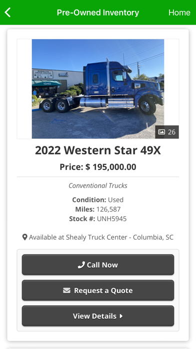 Shealy Truck Center Screenshot