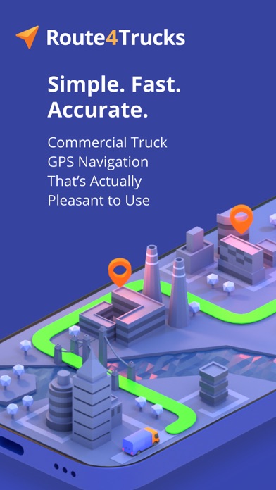 Route4Trucks - Truck GPS Appのおすすめ画像1