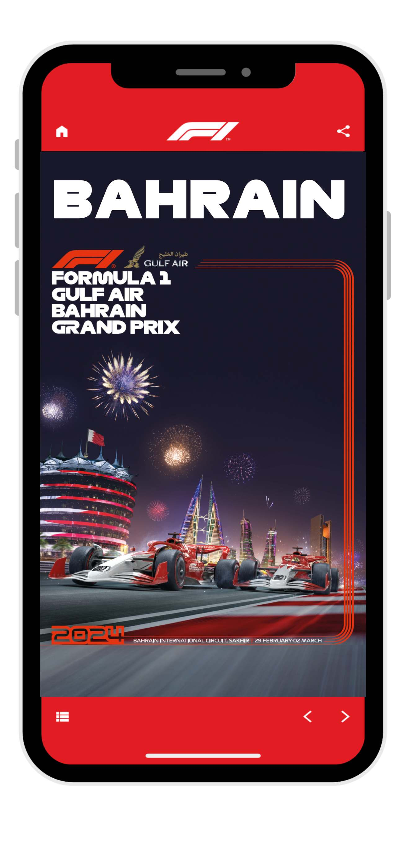 F1® Race Programme 2024