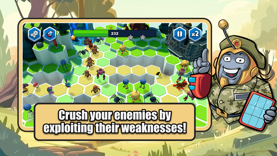 #3. Bad Bots Tower Defense (iOS) By: Mark Galea