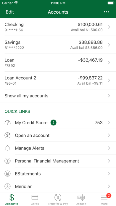 NOEFCU Mobile Banking Screenshot