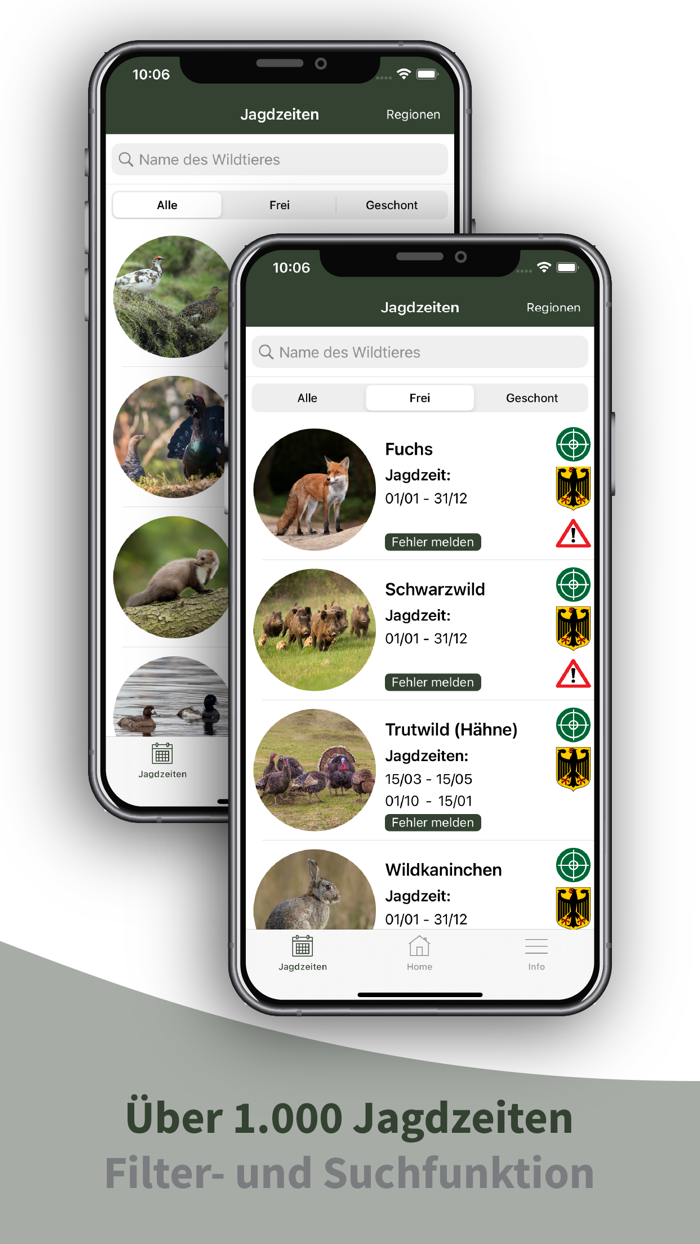 Hunting Plus - Jagdzeiten App