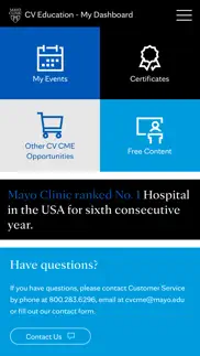 mayo clinic cardiovascular cme iphone screenshot 2