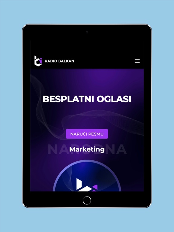 RadioBalkan.live iPad screenshot 2 - Entertainment app