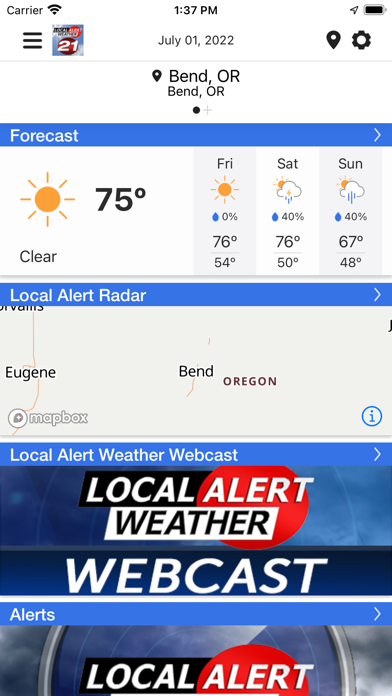 KTVZ Local Alert Weather Appのおすすめ画像1