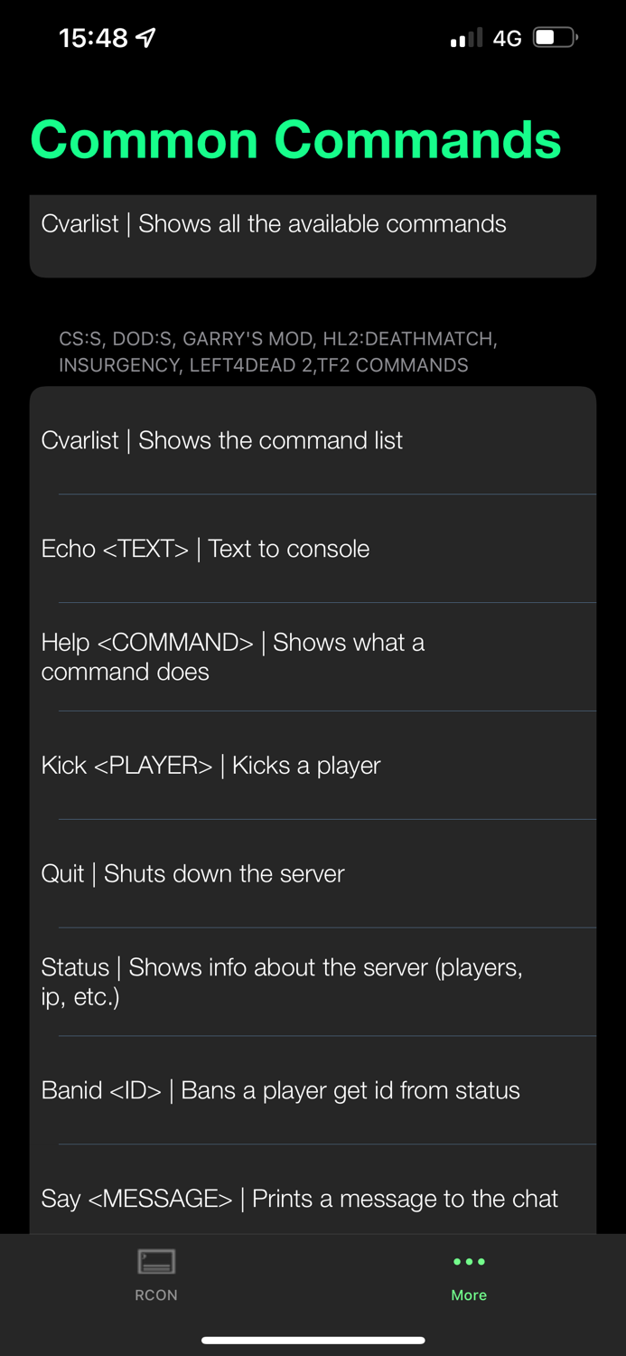 RCON Game Server Admin 2022