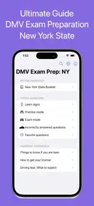 DMV Exam Prep (NY State) screenshot #1 for iPhone