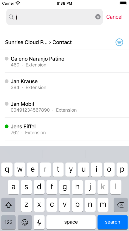 #2. Sunrise Cloud PBX (iOS) 来自: Sunrise UPC GmbH