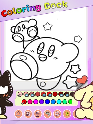 Cute Sanrio Coloring Bookのおすすめ画像3