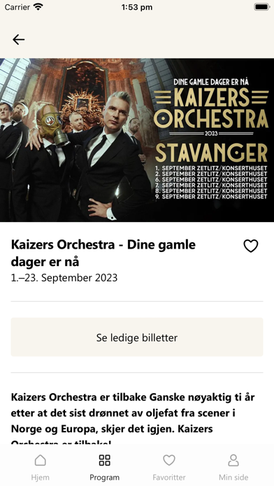 Stavanger konserthus IKS Screenshot