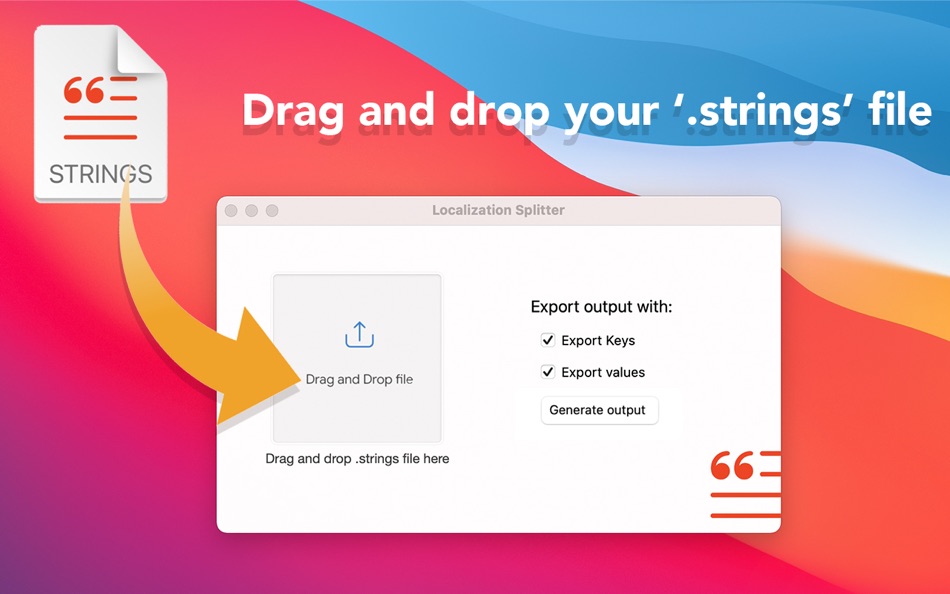 #1. Localization Splitter (macOS) โดย: Krishna Raj Salim