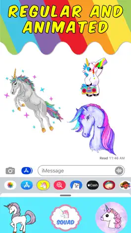 Game screenshot Rad Unicorn Stickers hack