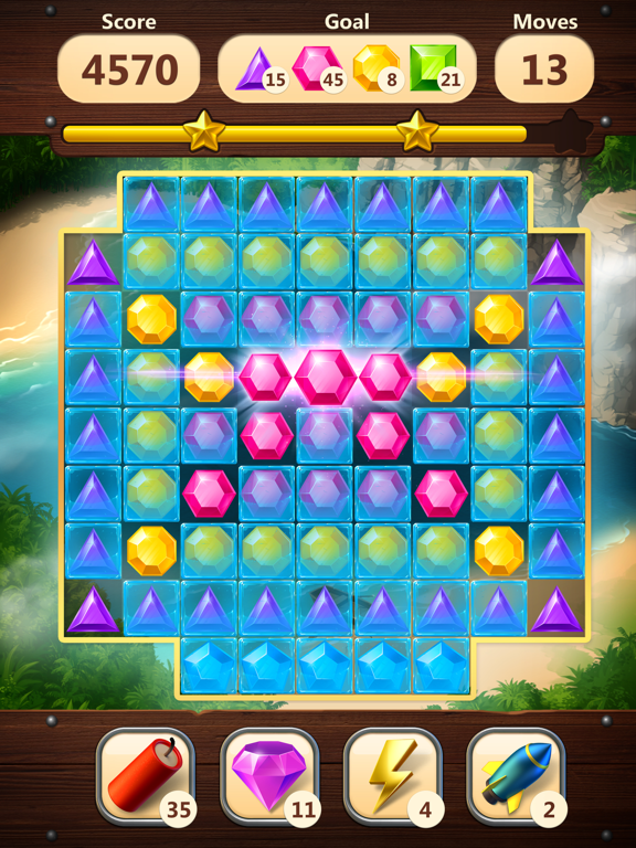 Screenshot #4 pour Jewels Planet  - Match 3 Game