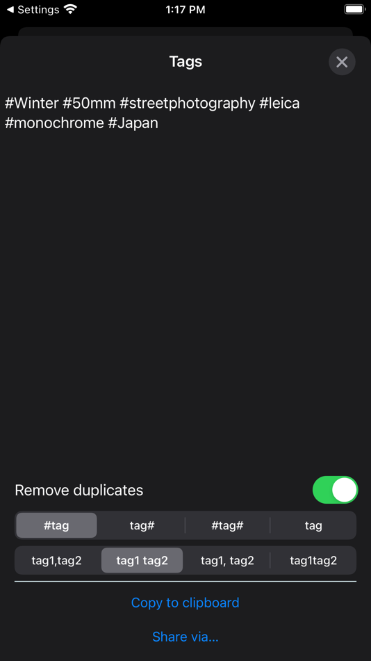 #6. Social Tags (iOS) 由: HAOZHE XU