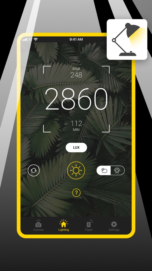 #2. Lux Light Meter for Mobile (iOS) Podle: WeBrain