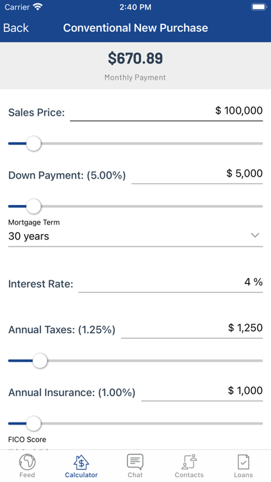 WSB Mortgage Screenshot