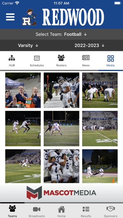 Redwood Rangers Athletics Screenshot