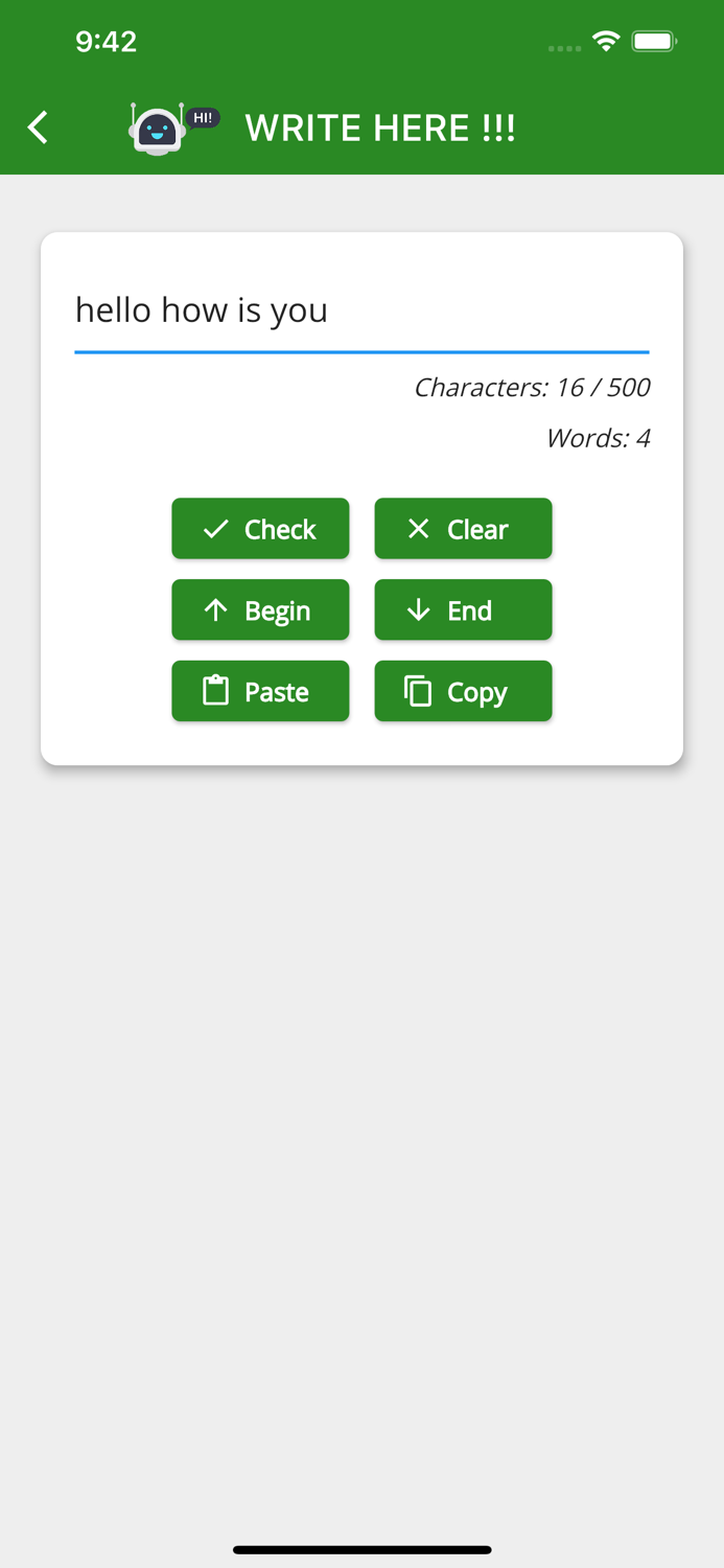 E-Writing  AI Grammar Checker
