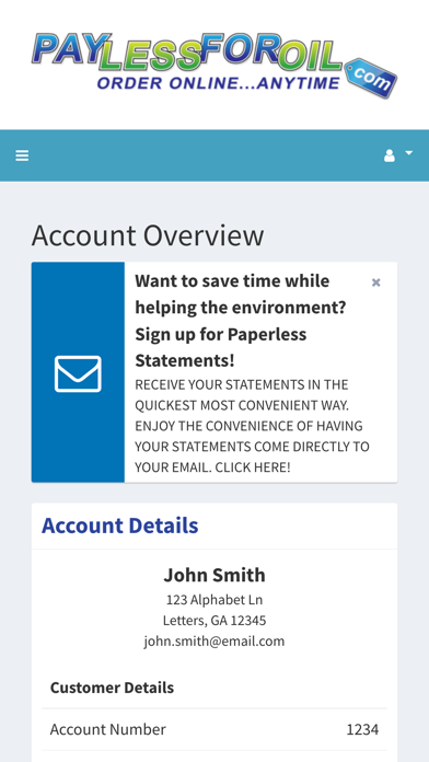 MyPLFOAccount Screenshot
