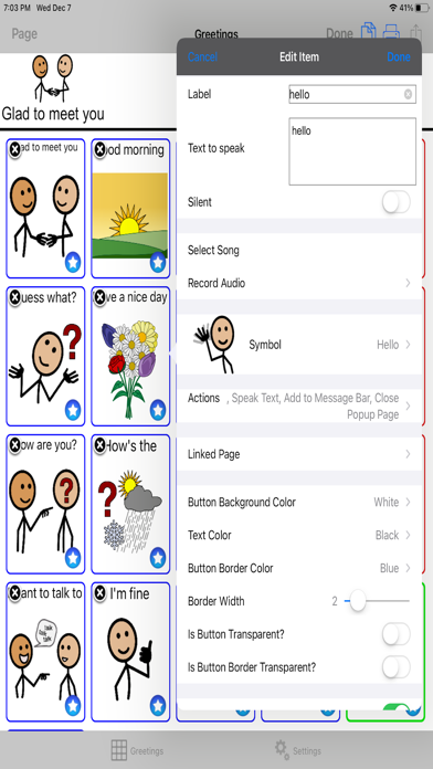 TalkTablet PRO Autism, Aphasia Screenshot