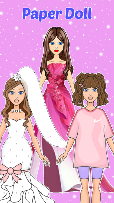 Paper Doll Dress up DIY Games Screenshot