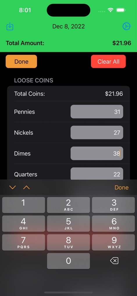 Cash Count Deluxe - Finance App | MWM
