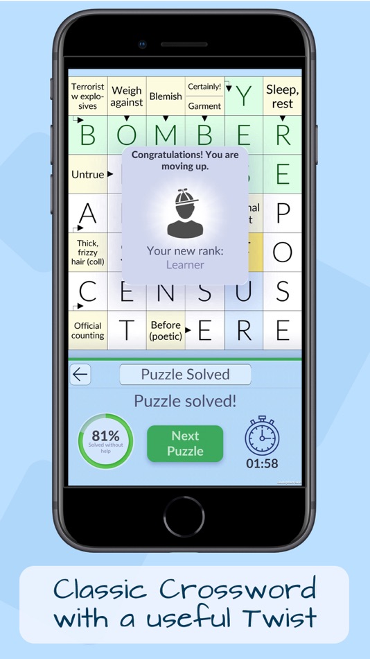 #1. Crossword Plus: the Puzzle App (iOS) 由: the binary family