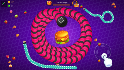 Amaze Snake: Gradient io Worms Screenshot