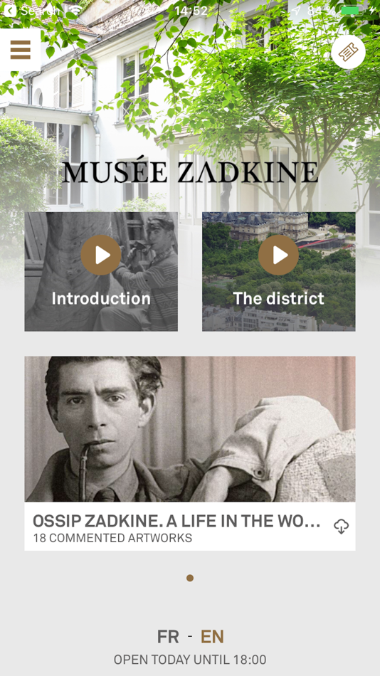 #2. Musée Zadkine (iOS) Podle: Paris Musées